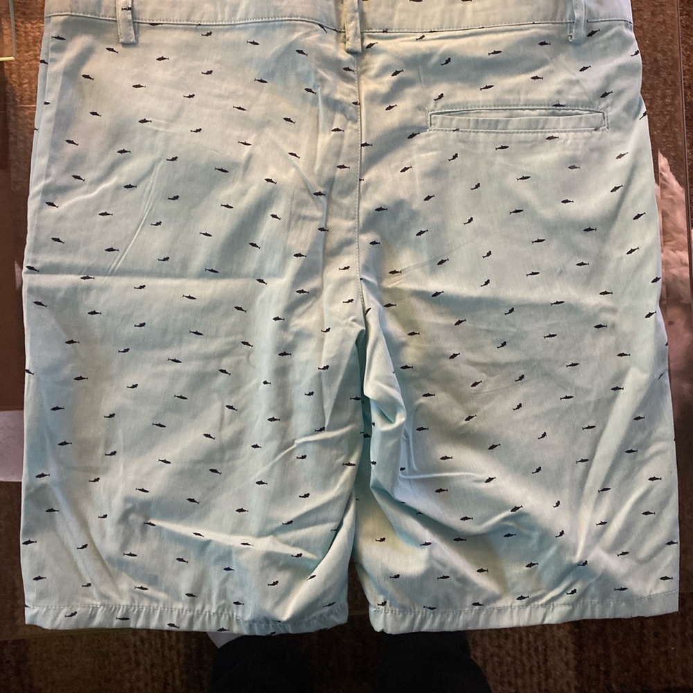 Cute Men Shorts - blue with sharks